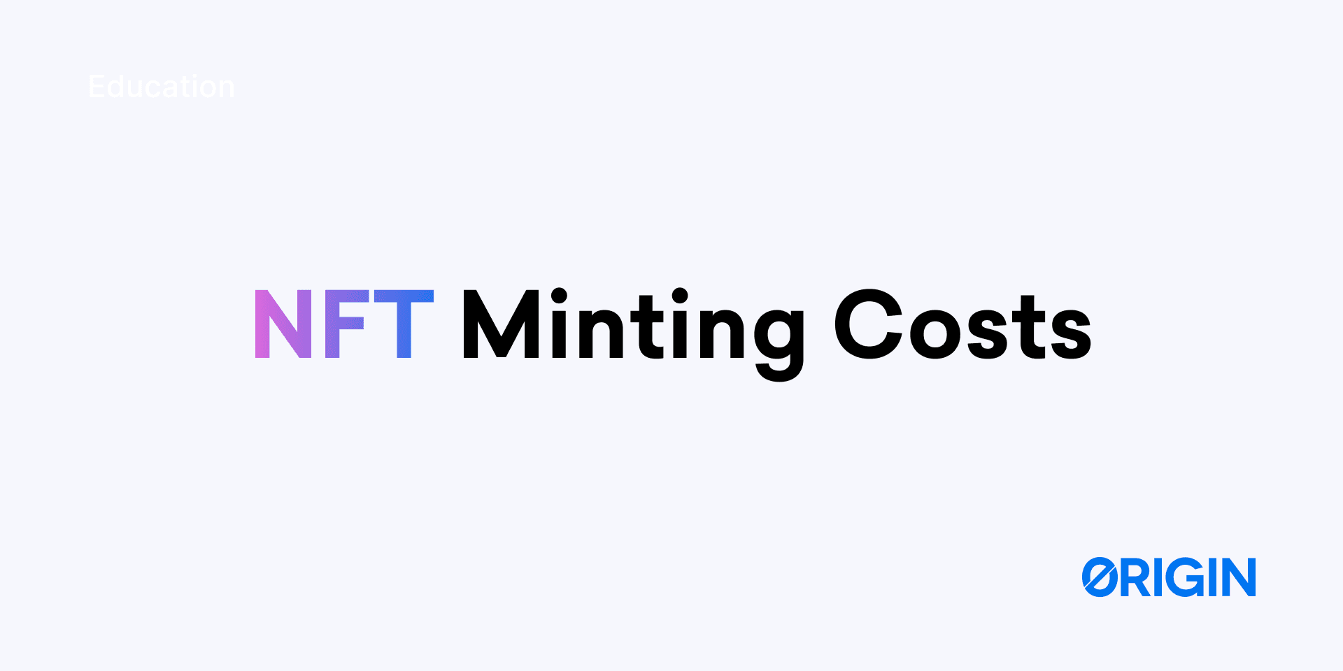 NFT minting costs